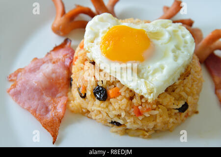 Thai Food, Amerikanische gebratener Reis Stockfoto