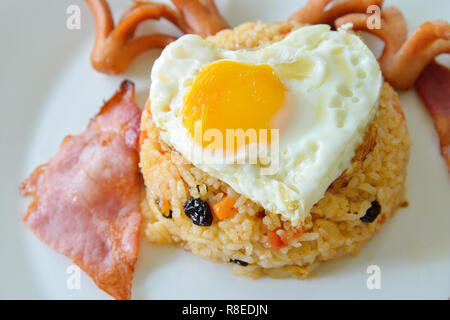 Thai Food, Amerikanische gebratener Reis Stockfoto