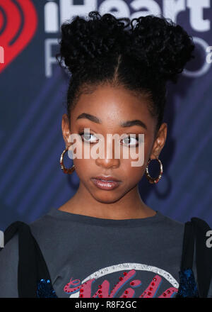 INGLEWOOD, Los Angeles, CA, USA - 11. März: Eris Bäcker am 2018 iHeartRadio Music Awards im Forum am 11. März 2018 in Inglewood, Los Angeles, Kalifornien, USA. (Foto von David Acosta/Image Press Agency) Stockfoto