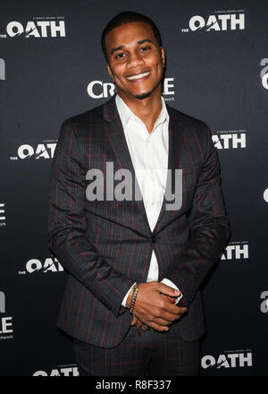 CULVER CITY, CA - MÄRZ 07: Cory Hardrict im Los Angeles Premiere von CRACKLE's "Der Eid" bei Sony Pictures Studios am 7. März 2018 in Culver City, Kalifornien statt. (Foto durch Image Press Agency) Stockfoto