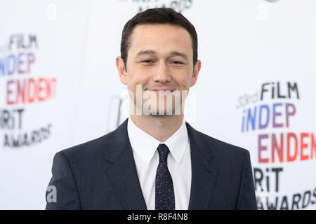 SANTA MONICA, Los Angeles, CA, USA - 03. März: Joseph Gordon-Levitt im 2018 Film Independent Spirit Awards am Santa Monica Beach am 3. März 2018 in Santa Monica, Los Angeles, Kalifornien, USA. (Foto von Xavier Collin/Image Press Agency) Stockfoto