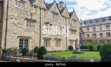 Trinity College im alten Zentrum von Oxford, England, Großbritannien Stockfoto