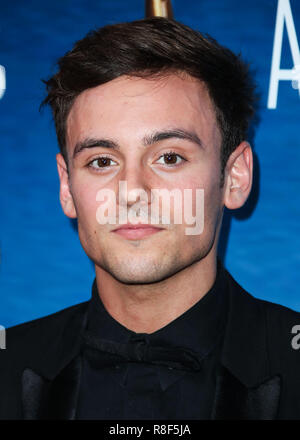 BEVERLY HILLS, Los Angeles, CA, USA - 11. Februar: Tom Daley am 2018 Writers Guild Awards Los Angeles Zeremonie im Beverly Hilton Hotel am 11. Februar 2018 in Beverly Hills, Los Angeles, Kalifornien, USA. (Foto von Xavier Collin/Image Press Agency) Stockfoto