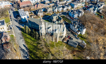 St Mary's Church/Heilige Dreifaltigkeit, Hudson, Columbia County, NY, USA Stockfoto