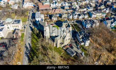 St Mary's Church/Heilige Dreifaltigkeit, Hudson, Columbia County, NY, USA Stockfoto