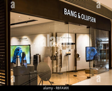 Hong Kong, April 7, 2019: Bang&Olufsen Store in Hongkong. Stockfoto