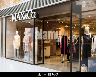 Hong Kong, April 7, 2019: Max & Co Store in Hongkong. Stockfoto