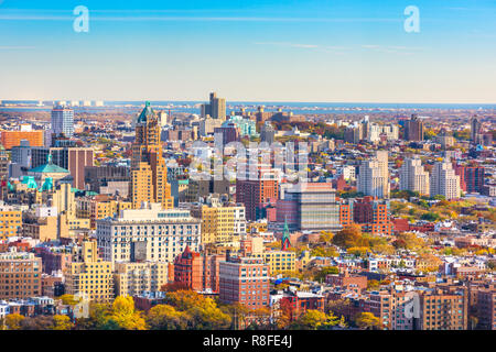 Brooklyn, New York, USA Stadtbild über Brooklyn Heights in den Tag. Stockfoto