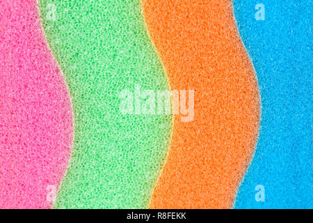 Schwamm Textur Closeup Bild als Hintergrund verwenden. Stockfoto