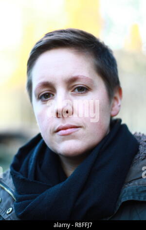 Kirsty Blackman in Westminster, London, Großbritannien. SNP. Scottish National Party MP Kirsty Blackman gab ihr Einverständnis für diese Fotos für Alamy stock Archivierung und historische Kategorie. Die britischen Politiker. Die britische Politik. Großbritannien Politik. Russell Moore/Alamy. Stockfoto