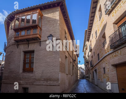 Das jüdische Viertel von Toledo, Kastilien-La Mancha, Spanien. In der die Juden im Mittelalter gelebt, obwohl sie nicht zu Liv verpflichtet waren, Nachbarschaft Stockfoto