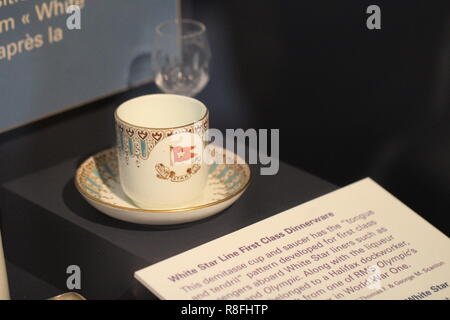 Artéfact du Titanic à Halifax Nouvelle-Écosse/Titanic Artefakt in Halifax Nova Scotia Stockfoto