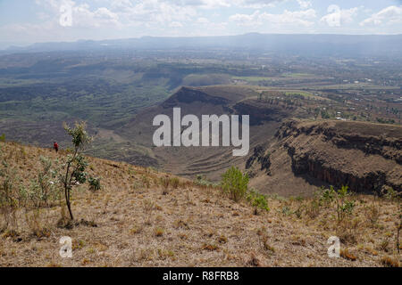 Die Menengai Krater in Nakuru, Kenia Stockfoto