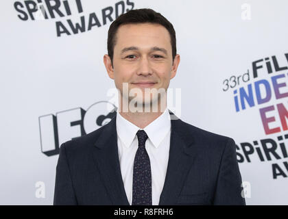 SANTA MONICA, Los Angeles, CA, USA - 03. März: Joseph Gordon-Levitt im 2018 Film Independent Spirit Awards am Santa Monica Beach am 3. März 2018 in Santa Monica, Los Angeles, Kalifornien, USA. (Foto von Xavier Collin/Image Press Agency) Stockfoto
