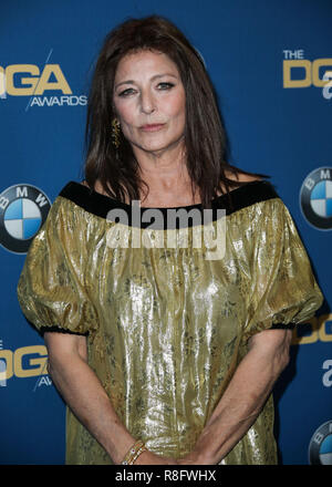 BEVERLY HILLS, Los Angeles, CA, USA - 03 Februar: Catherine Keener in der Presse Zimmer auf der 70. jährlichen Directors Guild of America Awards im Beverly Hilton Hotel am 3. Februar 2018 in Beverly Hills, Los Angeles, Kalifornien, USA. (Foto von Xavier Collin/Image Press Agency) Stockfoto