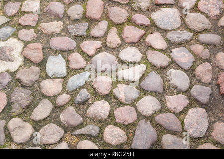 Alte Pflastersteine Hintergrund Stockfoto