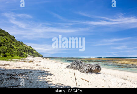 Schöne Pandawa Strand auf der Insel Bali in Indonesien Stockfoto