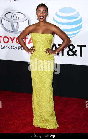 PASADENA, Los Angeles, CA, USA - 15. Januar: Samira Wiley auf der 49 NAACP Image Awards im Pasadena Civic Auditorium am 15. Januar stattfand, 2018 in Pasadena, Los Angeles, Kalifornien, Vereinigte Staaten. (Foto von Xavier Collin/Image Press Agency) Stockfoto