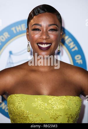 PASADENA, Los Angeles, CA, USA - 15. Januar: Samira Wiley auf der 49 NAACP Image Awards im Pasadena Civic Auditorium am 15. Januar stattfand, 2018 in Pasadena, Los Angeles, Kalifornien, Vereinigte Staaten. (Foto von Xavier Collin/Image Press Agency) Stockfoto