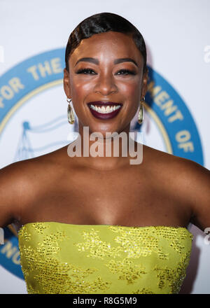 PASADENA, Los Angeles, CA, USA - 15. Januar: Samira Wiley auf der 49 NAACP Image Awards im Pasadena Civic Auditorium am 15. Januar stattfand, 2018 in Pasadena, Los Angeles, Kalifornien, Vereinigte Staaten. (Foto von Xavier Collin/Image Press Agency) Stockfoto