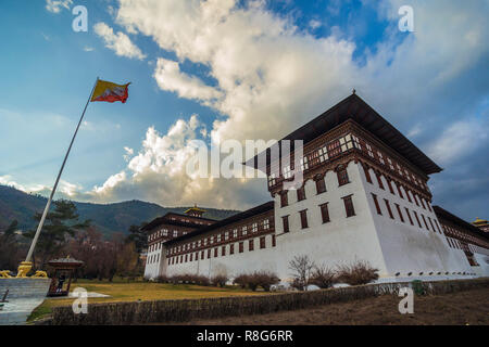 Tashichho Dzong in Thimpu, Bhutan Stockfoto