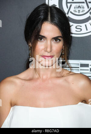 SANTA MONICA, Los Angeles, CA, USA - Januar 06: Nikki Reed an der Kunst des Elysium 11. jährlichen Himmel Gala am Barker Hangar am 6. Januar statt, 2018 in Santa Monica, Los Angeles, Kalifornien, Vereinigte Staaten. (Foto von Xavier Collin/Image Press Agency) Stockfoto