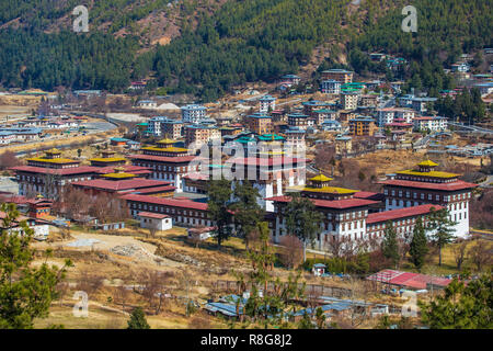 Tashichho Dzong in Thimpu, Bhutan Stockfoto