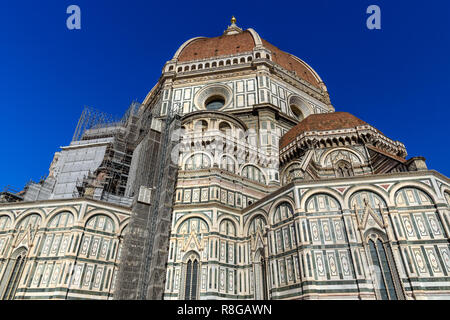 Kuppel der Kathedrale Santa Maria del Fiore, Dom in Florenz. Italien Stockfoto