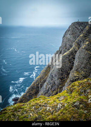 Nordkapp, der nördlichste Punkt von Europas Festland Stockfoto