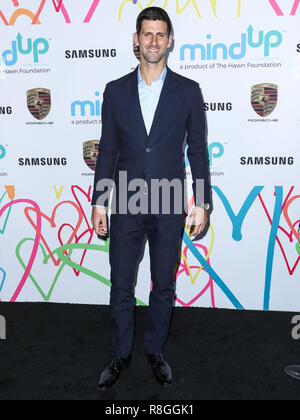 BEVERLY HILLS, Los Angeles, CA, USA - November 03: Novak Djokovic kommt an Goldie Liebe In für Kinder 2017 Ron Burkle's Green Acres Immobilien am 3. November 2017 in Beverly Hills, Los Angeles, Kalifornien, Vereinigte Staaten. (Foto von Xavier Collin/Image Press Agency) Stockfoto