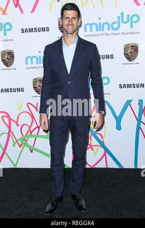 BEVERLY HILLS, Los Angeles, CA, USA - November 03: Novak Djokovic kommt an Goldie Liebe In für Kinder 2017 Ron Burkle's Green Acres Immobilien am 3. November 2017 in Beverly Hills, Los Angeles, Kalifornien, Vereinigte Staaten. (Foto von Xavier Collin/Image Press Agency) Stockfoto