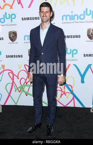 BEVERLY HILLS, Los Angeles, CA, USA - November 03: Novak Djokovic kommt an Goldie Liebe In für Kinder 2017 Ron Burkle's Green Acres Immobilien am 3. November 2017 in Beverly Hills, Los Angeles, Kalifornien, Vereinigte Staaten. (Foto von Xavier Collin/Image Press Agency) Stockfoto