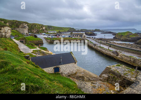 Ballintoy Hafen, Ballycastle, County Antrim, Nordirland Stockfoto