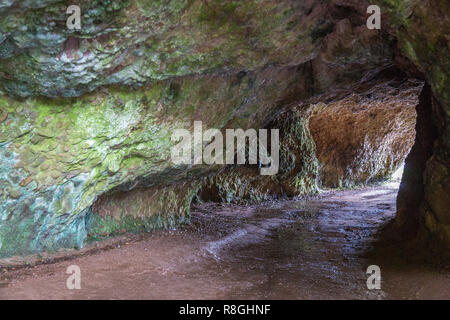 Cushendun Höhlen, Ballymena, County Antrim, Nordirland Stockfoto