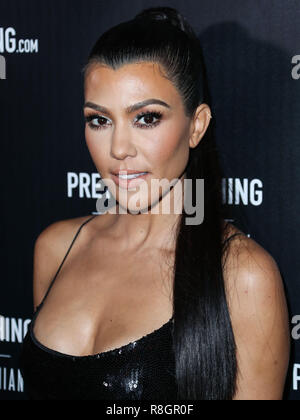 WEST HOLLYWOOD, Los Angeles, CA, USA - 25. Oktober: Kourtney Kardashian kommt an der PrettyLittleThing von Kourtney Kardashian Launch bei Mohn am 25. Oktober 2017 in West Hollywood, Los Angeles, Kalifornien, USA. (Foto von Xavier Collin/Image Press Agency) Stockfoto