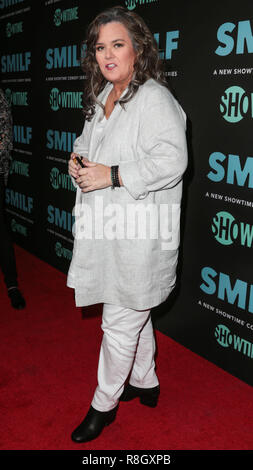 HOLLYWOOD, Los Angeles, CA, USA - Oktober 09: Rosie O'Donnell kommt an der Los Angeles Premiere des's Showtime MILF' im Harmony Gold Theater am 9. Oktober 2017 in Hollywood, Los Angeles, Kalifornien, USA. (Foto von KJ-PPB/Image Press Agency) Stockfoto