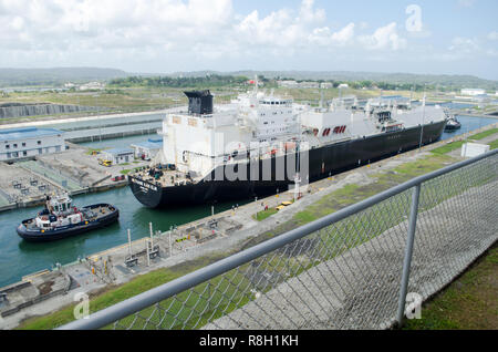 Panamakanal Espansion Besucherzentrum Stockfoto