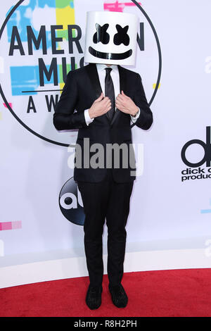 LOS ANGELES, Ca, USA - 19. NOVEMBER: Marshmello bei den American Music Awards 2017, die in den Microsoft Theatre L.A. statt Live am 19. November 2017 in Los Angeles, Kalifornien, USA. (Foto von Xavier Collin/Image Press Agency) Stockfoto