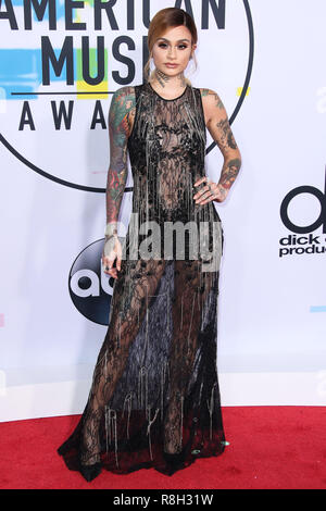 LOS ANGELES, Ca, USA - 19. NOVEMBER: Kehlani, Kehlani Ashley Parrish bei den American Music Awards 2017, die in den Microsoft Theatre L.A. statt Live am 19. November 2017 in Los Angeles, Kalifornien, USA. (Foto von Xavier Collin/Image Press Agency) Stockfoto