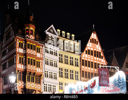 Die neue Altstadt in Frankfurt am Main, Römerberg, Hessen Stockfoto