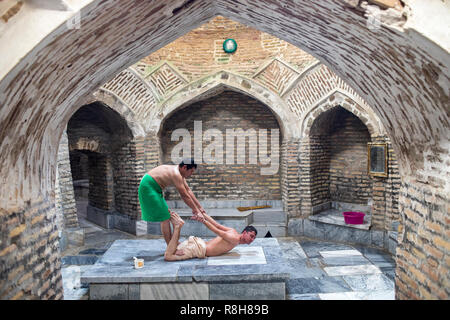 Hamam Bozori Kord, Buchara, Usbekistan Stockfoto