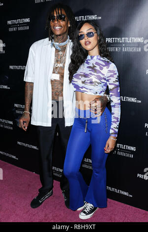 WEST HOLLYWOOD, Los Angeles, CA, USA - 25. Oktober: Wiz Khalifa, Izabela Guedes am PrettyLittleThing von Kourtney Kardashian Launch bei Mohn am 25. Oktober 2017 in West Hollywood, Los Angeles, Kalifornien, USA. (Foto von Xavier Collin/Image Press Agency) Stockfoto