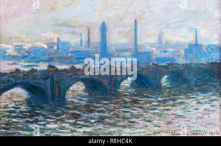 Waterloo Bridge von Claude Monet (1840-1926), Öl auf Leinwand, 1902 Stockfoto