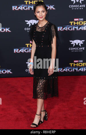 HOLLYWOOD, Los Angeles, CA, USA - 10. Oktober: Olivia Rodrigo bei der Weltpremiere von Disney und Marvel 'Thor: Ragnarök' am El Capitan Theatre am 10. Oktober 2017 in Hollywood, Los Angeles, Kalifornien, USA. (Foto von Xavier Collin/Image Press Agency) Stockfoto