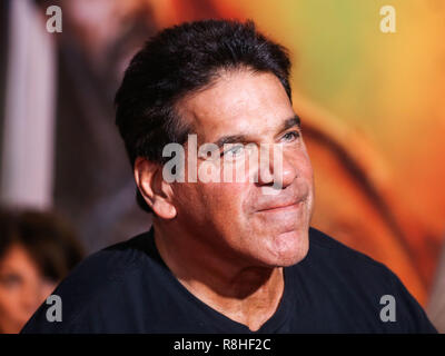 HOLLYWOOD, Los Angeles, CA, USA - 10. Oktober: Lou Ferrigno bei der Weltpremiere von Disney und Marvel 'Thor: Ragnarök' am El Capitan Theatre am 10. Oktober 2017 in Hollywood, Los Angeles, Kalifornien, USA. (Foto von Xavier Collin/Image Press Agency) Stockfoto