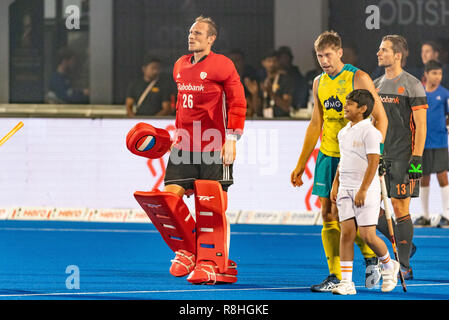 Bhubaneswar, Indien. 15. Dezember, 2018. Odisha's Hockey Männer Wm Bhubaneswar 2018. Veranstaltungsort: Kalinga Stadion. Pirmin Blaak während das Spiel Australien gegen Niederlande. Credit: Pro Schüsse/Alamy leben Nachrichten Stockfoto