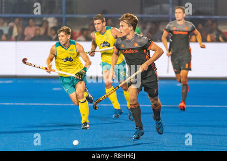 Bhubaneswar, Indien. 15. Dezember, 2018. Odisha's Hockey Männer Wm Bhubaneswar 2018. Veranstaltungsort: Kalinga Stadion. Jorrit Croon während das Spiel Australien gegen Niederlande. Credit: Pro Schüsse/Alamy leben Nachrichten Stockfoto