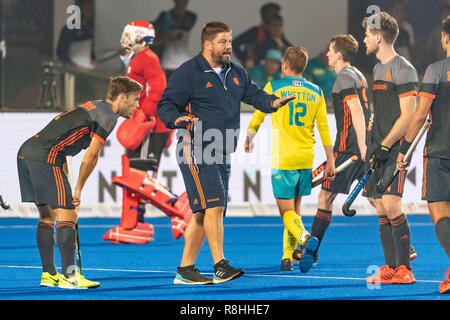 Bhubaneswar, Indien. 15. Dezember, 2018. Odisha's Hockey Männer Wm Bhubaneswar 2018. Veranstaltungsort: Kalinga Stadion. Max Caldas, während das Spiel Australien gegen Niederlande. Credit: Pro Schüsse/Alamy leben Nachrichten Stockfoto