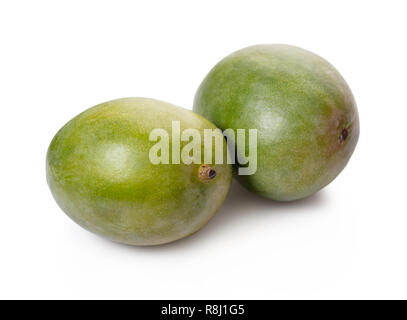 Frische mango Obst auf weißem Hintergrund isoliert Stockfoto