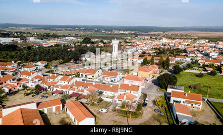 Luftbild foto Couco in Coruche Portugal Stockfoto